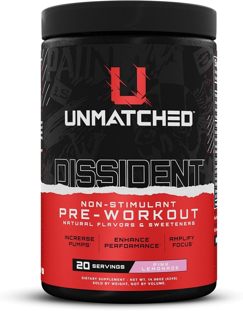 Aim Pre Workout Toz for Men & Women | Citrulline, Beta Alanine, Peak ATP | Natural Flavors & Sweeteners | 20 Hizmet (Pink Lemonade)