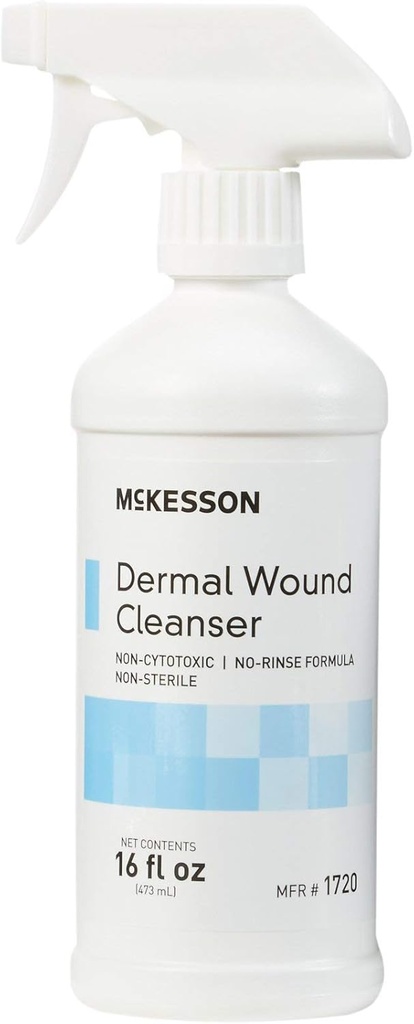 McKesson Dermal Wound Care Cleanser Spray, 16 oz [1 Count] Λύση Πρώτων Βοηθειών για μικροτραυματισμούς, περικοπές, εγκαύματα, ξύσματα, πληγές