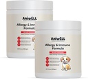 Antivirüs & Immune Support Chews for Dogs – Powered by Astragalus Root & Flaxseed C3 – Mevsimsel Alerji Yardımı, Gut & Digestive Health – Soft Chews | Pack of 2