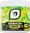 Advanced Energy - Energy Booting Formula με ηλεκτρολύτες για ενυδάτωση - L-Θεανίνη για την καταπολέμηση Jitters - Χωρίς ζάχαρη & Keto Friendly - Όχι Maltodextrin (40 εξυπηρετούν) (Calamansi)