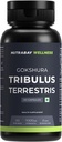 Wellness Tribulus Terrestries (Gokshura) - Φυσική υποστήριξη για την ενέργεια, την απόδοση και την ανάπτυξη των μυών - 1000mg, 60 κάψουλες Veg
