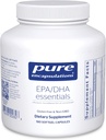 Pure Encapsulations EPA/DHA Απαραίτητα - Fish Oil Συμπύκνωμα για την υποστήριξη της καρδιοαγγειακής υγείας - Premium EPA & DHA συμπλήρωμα με Omega 3 - 180 κάψουλες Softgel