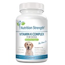 Köpekler için K, Vitaminler K1 & K2 (MK4 & MK7) + Vitamin D3, Güçlü Kemikleri Korumaya Yardım, Sağlıklı Kalp, Immune Sistemi, Destek Kas Fonksiyonu, 120 Chewable Tabletler