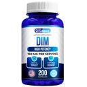 DIM 100 mg 200 Capsules - 200 Day Supply - Diindolylmethane DIM Sağlıklı Estrogen ve Hormon Seviyeleri ile Destek için Tamam