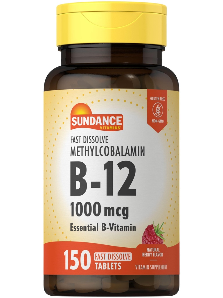 Sundance B-12 Methylcobalamin 1, 000 mcg 