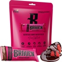 Braven Bar Chocolate Strawberry Energy Bars (1.59 oz, Pack of 10) – Energy Chews with 5g Protein – On-the-Go Energy Snacks for Running, Hiking, and Sports - Gluten Free Snacks for Sustained Energy Boost