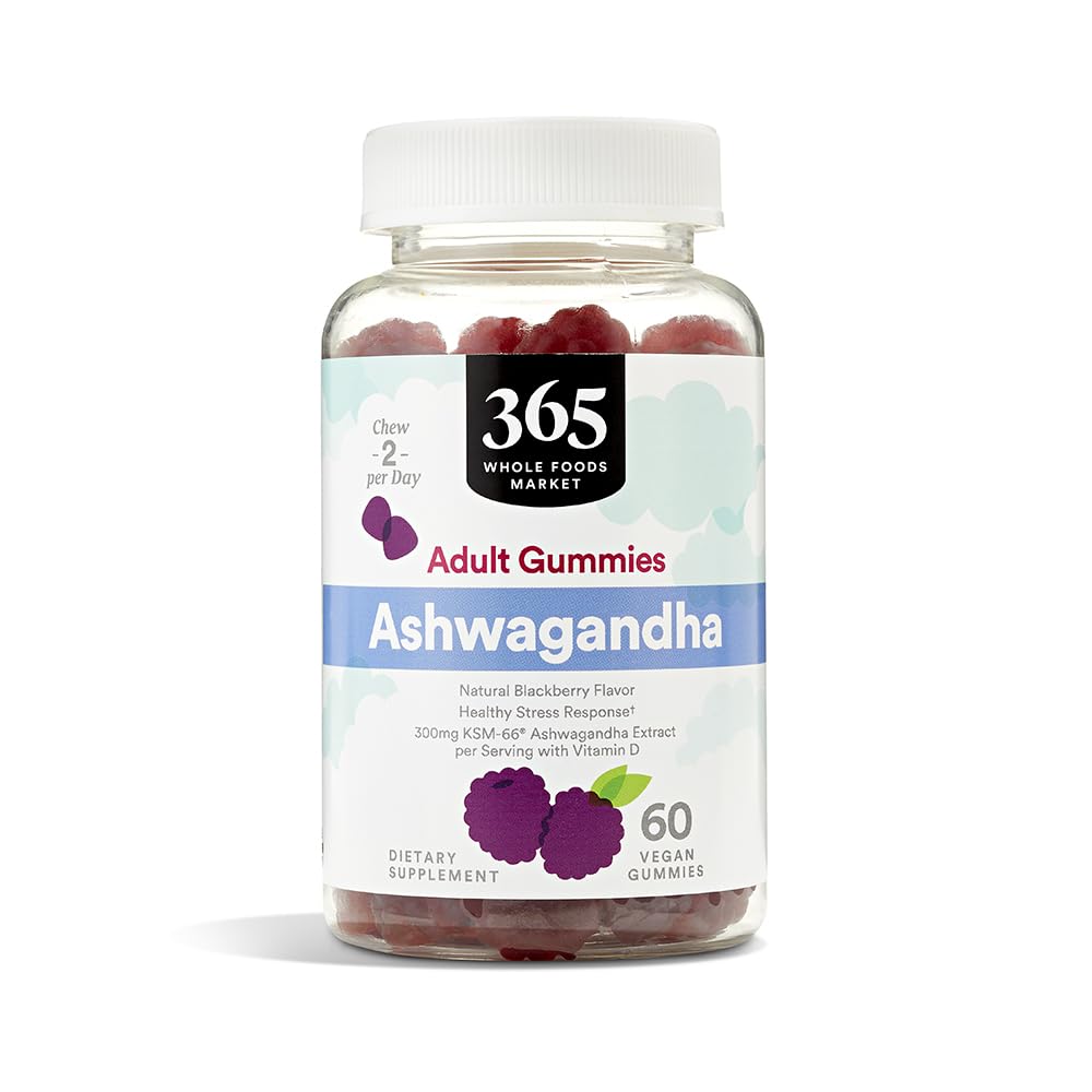 365 από Whole Foods Market, Ashwagandha Gummies, 60 κόμης