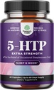 5 HTP Supplement 5-Hydroxytryptophan - 5HTP 100 mg in Service Gentle Herbal Sleep and Mood Advancedr - 5HTP 100 mg per Service Mood Supplement and Sleep Support Capsules from Griffonia Simplicifolia