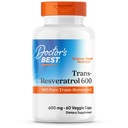 Doktor'un En İyi Trans- Resveratrol 600, 98 Saf Trans-Resveratro, Non-GMO, Gluten Free, Soy Free, Vegan 60 Veggie Caps