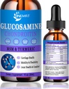 Glucosamine Chondroitin Liquid Drops 2000 mg, Liposomal Glucosamine Chondroitin & Glucosamine Beslenme Supplements w/Turmeric Extract, Hyaluronic Acid, Quercetin & Bromelain MSM, Chondroitin & Glucosamine Nutritional Supplements w/Turmeric