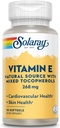 Solaray Vitamini E d-Alpha Tocopherol 268 mg (400 IU) | Heart & Skin Health, Antioksi Activity Support (50 Count)
