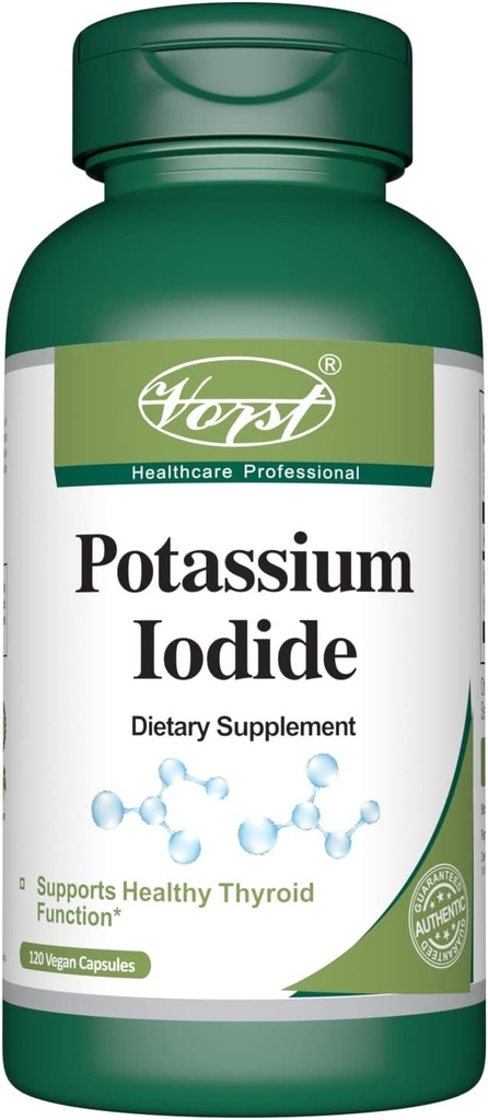 Potasyum Iodide 80063 Vegan Capsules | Tiroid Desteği Women & Men* | Iodine
