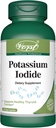 Potassium Iodide 800mcg 120 Vegan Capsules | Thyroid Support Supplement for Women & Men* | Iodine