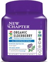 New Chapter Elderberry Gummies for Kids 2+, USDA Organic,64x Συμπυκνωμένο καθαρό Elderberry για την ανοσοποιητική υποστήριξη, Μεγάλη γεύση Ολόκληρων Gummies τροφίμων, Vegan & μη-GMO, 30 ct