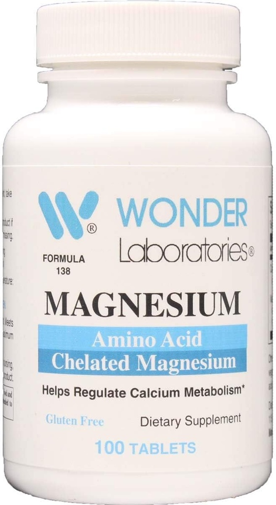 Chelated Magnesium, Amino Acid, Formulated to Provide You with Maximum Absorption (100)