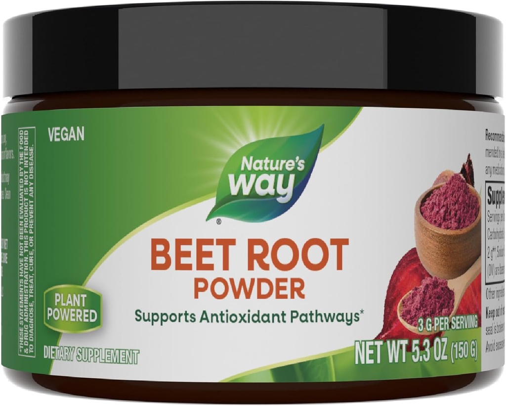 Ο τρόπος της φύσης Beet Root σκόνη, Υποστηρίζει Αντιοξειδωτικά Pathways*, 5 Oz