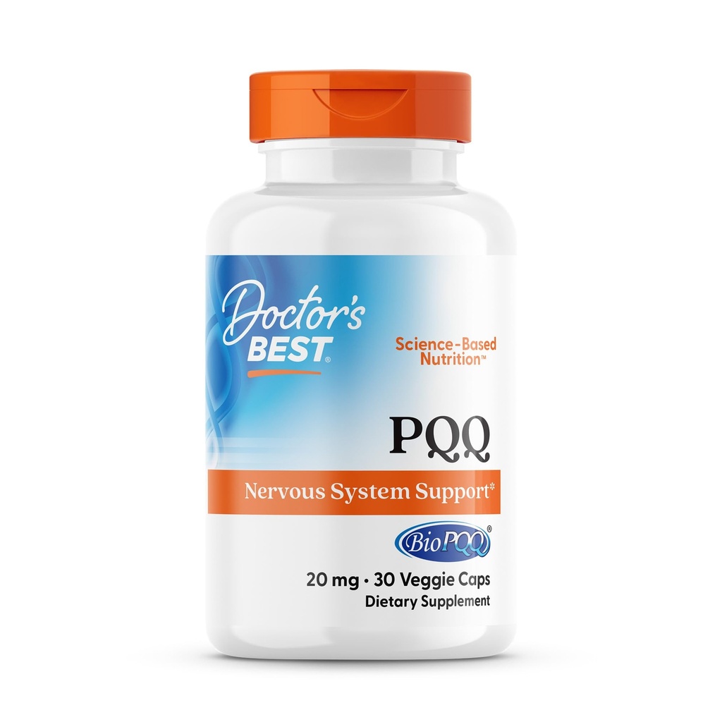 Doktorlar BioPQ, Nervous System Support, Non-GMO, Gluten Free, Soy Free, Vegan 30 Veggie Caps