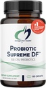 Sağlık Probiyotik Yüksek DF için tasarımlar - 15 Milyar CFU Dairy-Free Probiyotik with Acidofilius + Bifidobacterium Longum, GI + Immune Support Supplement or Yetişkinler, Men + Women (60 Caplets)