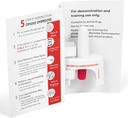 Naloxone Nasal Spray için eğitim cihazı | Opioid Overdose için İlk Yardım Eğitimi Kullanımı | Reusable | İki Nasal Sprey Eğitim Cihazları ve Talimatları içerir (Pack of 2) | Contains NO Drug