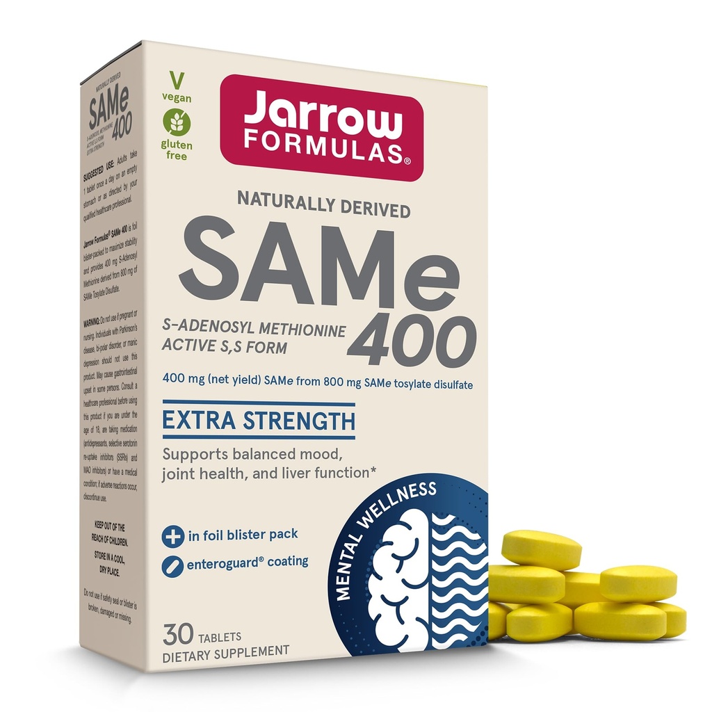 Σχήμα JARROW Sam-E 400 MG, 30 CT