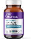 Yeni Bölüm Lion's Mane + Reishi Mushroom - LifeShield Mind Force for mental Clarity with Organic Reishi Mushroom + Vegan + Non-GMO, Nootropic Malzemeler - 60 ct