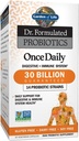 Yaşam Bahçesi Dr. Formulaed Probiyotiks Once Daily - Asitofilus Probiyotik with Daily Support for Digestive and Immune Health - Gluten Free, Dairy Free, Soy Free Probiyotiks, 30 Vegetarian Capsules
