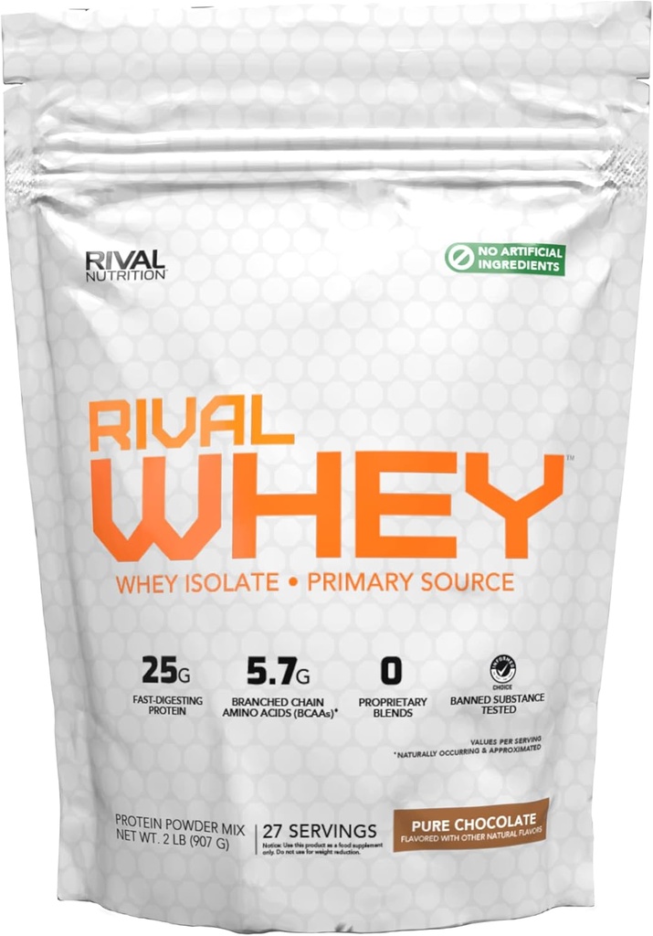 Naturally Flavored Rival Whey - Pure Chocolate 2lb