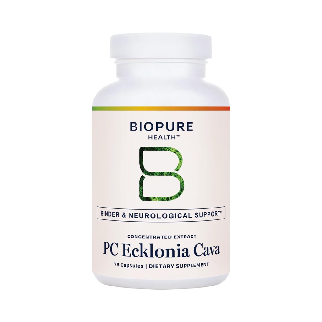 BioPure PC-Ecklonia Cava – Poent Brown Algae Βοτανικό εκχύλισμα πλούσιο σε πολυφαινόλες και 71 ορυκτά ίχνη που υποστηρίζουν τη νευρολογική λειτουργία, την κυκλοφορία και τη συνολική ευεξία - 75 κάψουλες λαχανικών