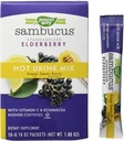 Nature's Way Nature's Way Sambucus Soothing Elderberry Hot Drink Mix, with Vitamin C & Echinacea, 10 Kont, Honey Lemon-Berry Flavored, 10 Count (Brook of 12)