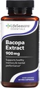 LifeSeasons Essentials - Bacopa Extract Συμπλήρωμα - Υποστήριξη Μνήμη & Ψυχική Εστίαση - Προάγει Υγιεινή Ανταπόκριση Στρες - Ενίσχυση Γνωστική λειτουργία - 900mg ανά υπηρεσία - 60 κάψουλες