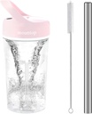 Elektrikli Shaker Şişe, Protein Shakes için Shaker Şişeler, Pre-Workout için Blender Shaker Şişe, Protein Tozu, Whey ve Diğer Supplements için Ted-free Mixer Şişeler