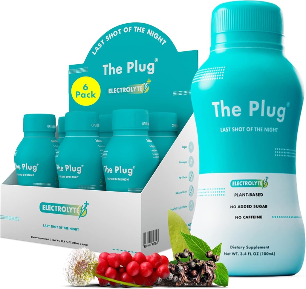 The Plug Liver Cleanse Detox & Repair Drink - Φυτικό βοτανικό ηλεκτρολυτικό ποτό για ηπατική υποστήριξη & υγεία, Bloating Relief, Restore Antioxidants & Minerals 