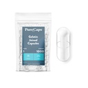 PureCaps ABD - Boş Gelatin Capsules 1 / 1.000 Pills / Clear / Non-GMO sertifikalı| SLS, Gluten, Preservative Free Free Free Free