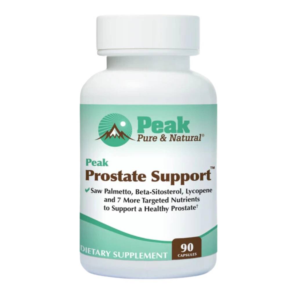 Peak Prostate Support – Natural Prostate Supplements for Men with Saw Palmetto, Beta-Sitosterol, Lycopene ve 7 Hedefli Nutrients - Prostate Health ve Urinary Tract Health (90 Capsules)