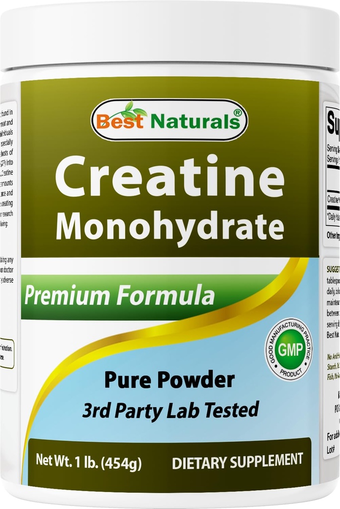 En İyi Doğallar Kreatin Monohidrat 1 Lb Pure Toz (1 LB)
