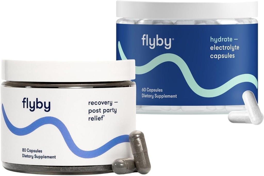 Flyby Recovery συμπλήρωμα - όλα τα Hang, χωρίς το Over!TM και Ηλεκτρολύτη Recovery Capsule