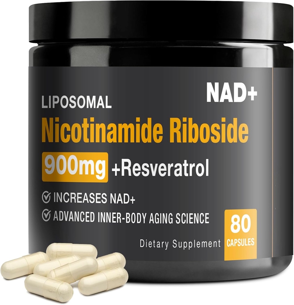 NAD+ Supplement - NAD+ ile Nicotinamid Riboside (NR) ve Resveratrol Quercetin 900 mg, ABD-063-0911XL-115NAD