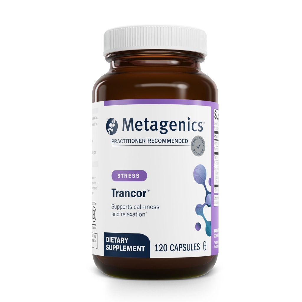 Μεταγονική Trancor, Glutamate & GABA Συμπλήρωμα Ισορροπίας με NAC και Taurin για να βοηθήσει στην προώθηση της ηρεμίας - 120 κάψουλες, 60 εξυπηρετούν