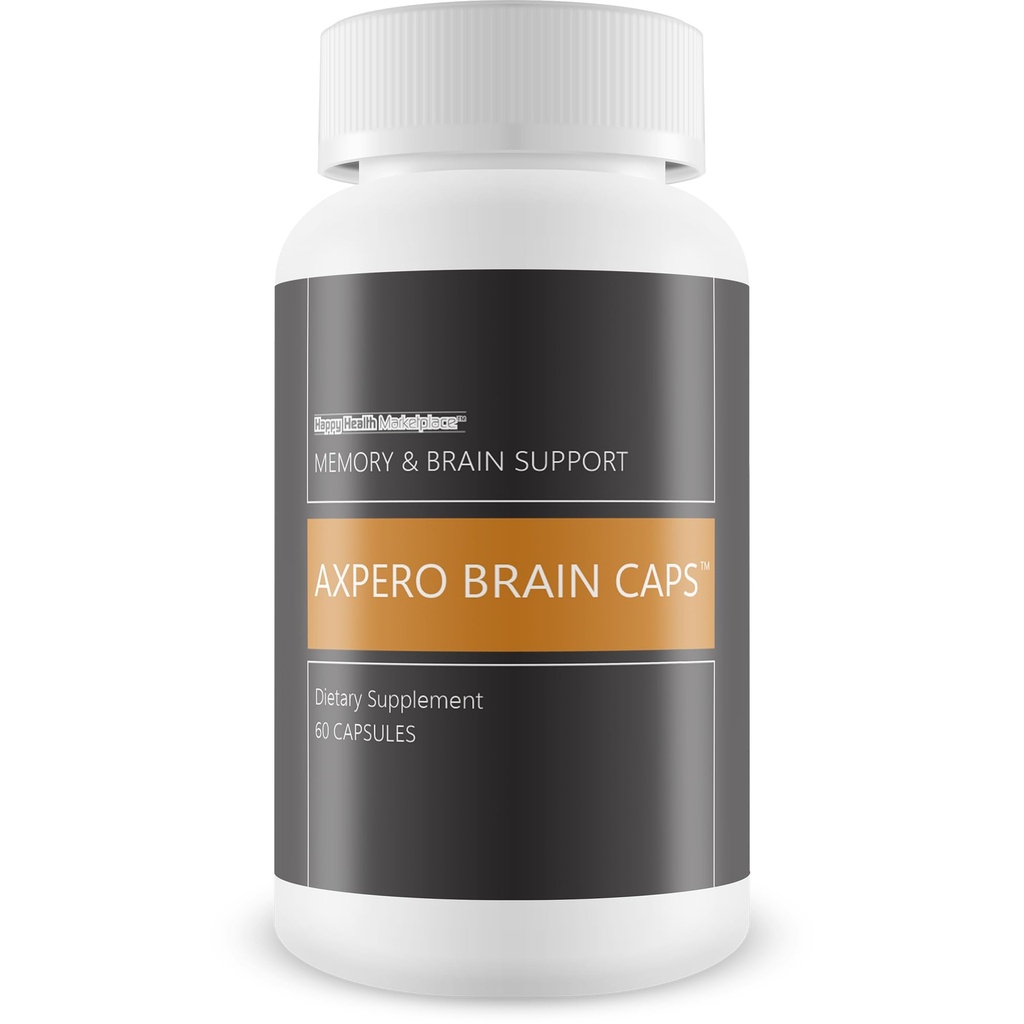 Axpero Brain Caps - Το καλύτερο συμπλήρωμα υποστήριξης εγκεφάλου μνήμης για τις γυναίκες και τους άνδρες - Axpero στοματική μνήμη συμπλήρωμα για τον εγκέφαλο - Συμπληρώματα εγκεφάλου για τη μνήμη και την εστίαση - υποστήριξη μνήμης βιταμινών εγκεφάλου