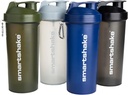 Smartshake Lite 4-Pack Protein Shaker Şişe 1000 ml | 34 oz - Leakproof Vida-on Lid - BPA Ücretsiz - Uniseks - Mist Gray, Army Green, Black, Navy Blue