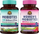 Vitalitown Probiyotik Sche (Pack of 2) | Probiyotiks 120 Milyar CFUs (Item 1) & Women's Probiyotiks (Item 2) | Raf Stable, Once Daily | Gut, Immune, Vaginal Health | 60 Capsules | 30 Day Supply Every