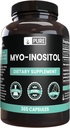 Pure Original Materialss Myo-Inositol (365 Capsules) No Magnezyum Or Rice Fillers, Always Pure, Lab