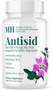 MICHAEL'S Health Naturopathic Program Antisid - 90 Vegan Chewable Wafers - Wild Cherry Flavor - Sağlıklı Digestion - Kosher - 30 Hizmet