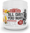 % 5 Beslenme Zengin Piana AllDayYouMay BCAA Toz | Premium Intra & Post Workout replicas, Hydration, Endurance, Muscle Recovery, Ortak & Liver Support | 16.3 oz, 30 Hizmet (Güney Tatlı Çay)