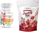 BariatrikPal 30 Günlük Bariatrik Vitamini (Günde BİR 1 Vitamini) 45 mg Iron ile Çekilebilir - Orange Citrus vedis Citrate Soft Chews 500 mg Probiyotiks - Strawberry Twist)