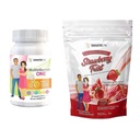 BariatrikPal 30 Günlük Bariatrik Vitamini (Günde BİR 1 Vitamini) 45 mg Iron ile Çekilebilir - Orange Citrus vedis Citrate Soft Chews 500 mg Probiyotiks - Strawberry Twist)