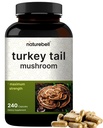 NatureBell Turkey Tail Mushroom Κάψουλες 15.000mg ανά υπηρεσία, 240 Count 