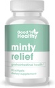 İyi ‘N Sağlıklı Minty Relief Peppermint Oil Softgels, Natural Digestive Comfort için Tamam, 3 Ay Supply