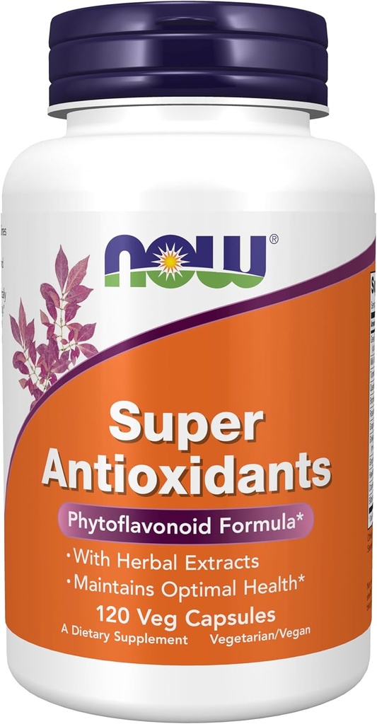 Şimdi Tamamlar, Super Antioksis Herbal Extracts ve Immune Support için Flavononoyakların Geniş Bir Spectrum, 120 Veg Capsules