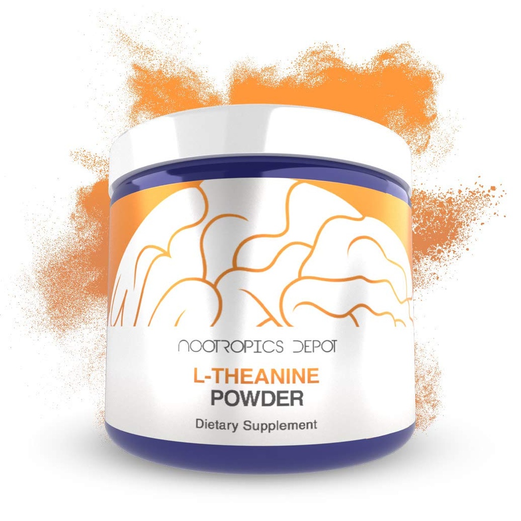 Nootropics Depot L-Theanine Toz 125 Grams | Rahatlama | Sağlıklı Stres Seviyelerini Destekler + Uyku Lisansları | Bilişsel Fonksiyonl + Focus | Amino Asit Tamamlayıcı